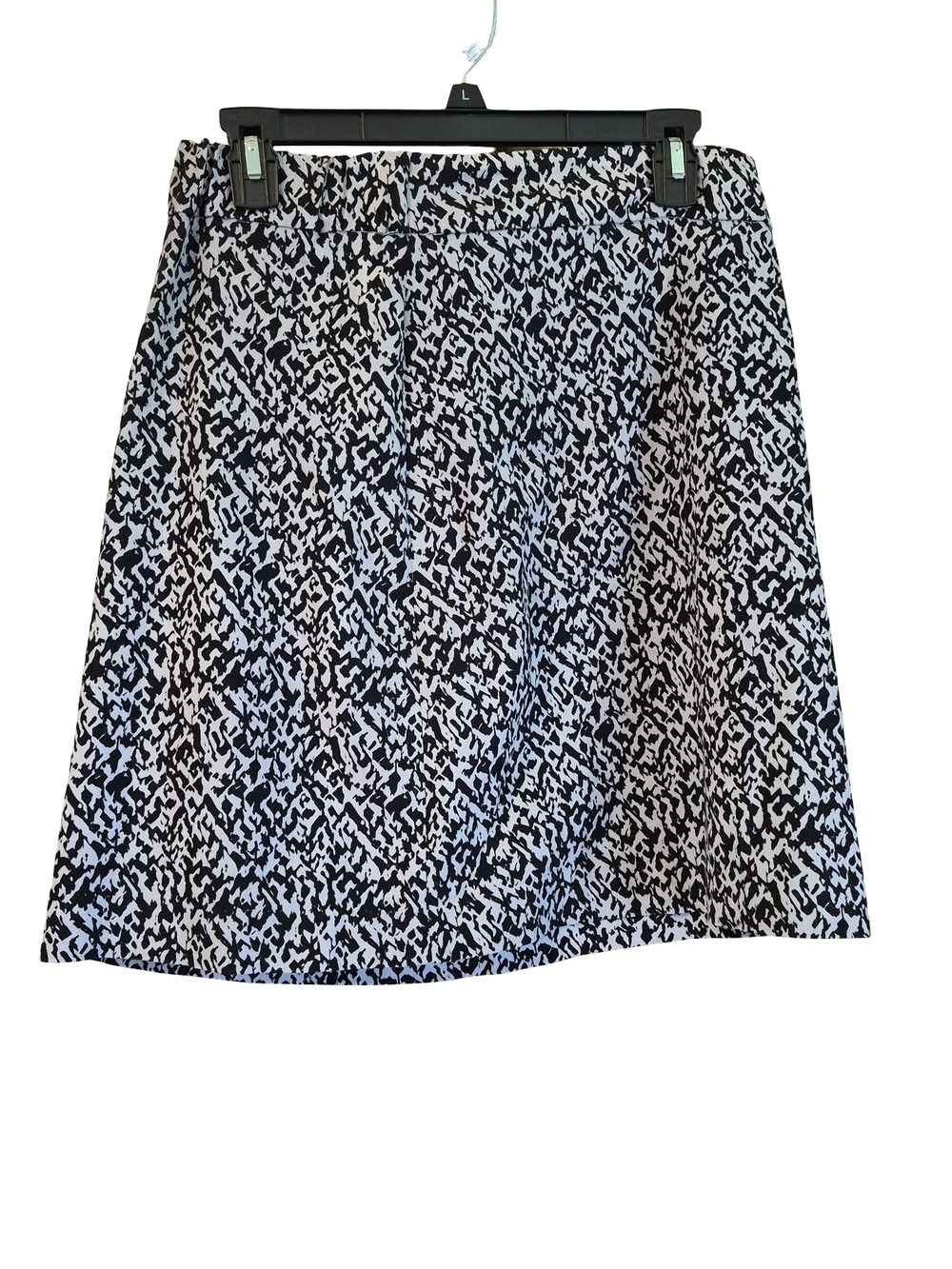 Premise Black & White Printed A-Line Skirt